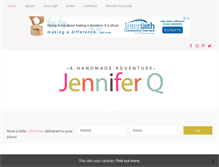 Tablet Screenshot of jenniferq.com